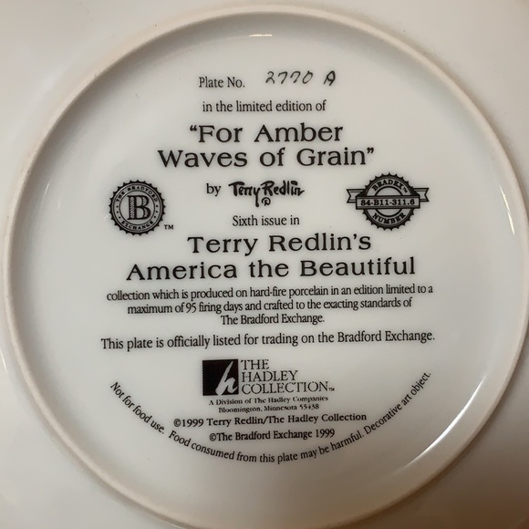 Terry Redlin Limited Edition Collector’s Plate - Picture 2 of 3